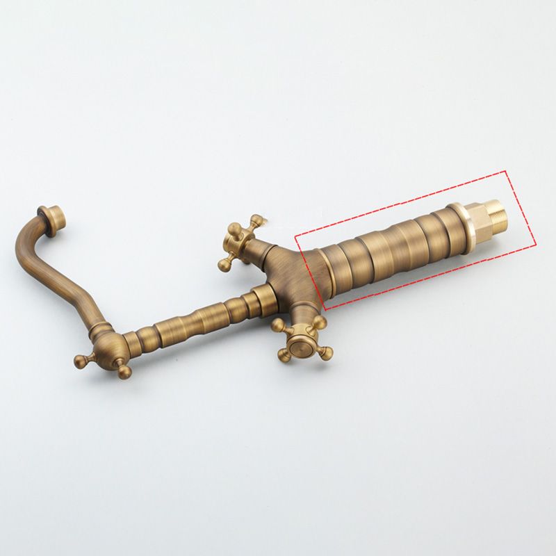 Sandsberg | Deck Mounted Copper Roman Tub Faucet Double Handles Roman Tub Faucet Set