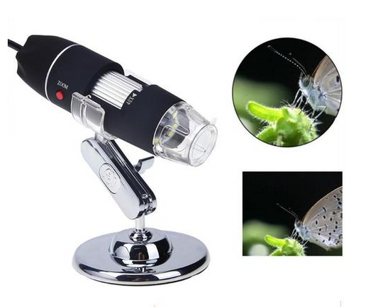 TRAGBARES DIGITALES ELEKTRONISCHES USB-MIKROSKOP MIT 8 LEDS UND 1000-FACHER LUPE FÜR VIDEOKAMERA-REPARATURWERKZEUG, USB-GADGET