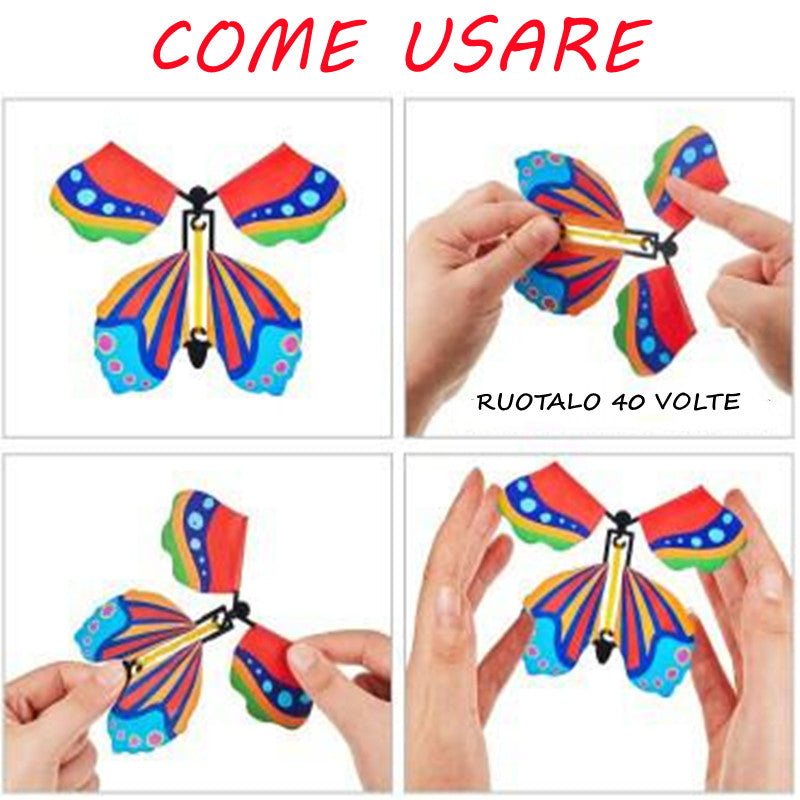 Sandsberg | Magischer fliegender Schmetterling (Zufällige Farbe)