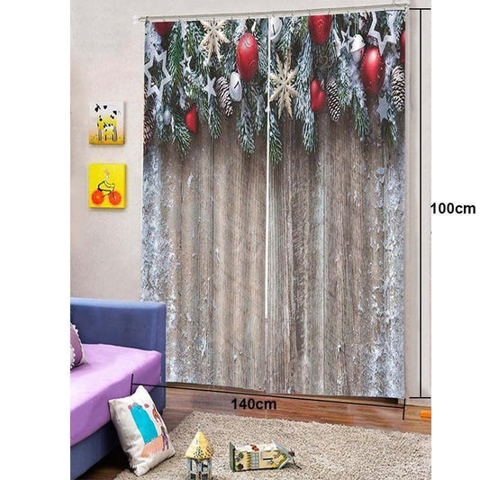 Weihnachtsfenster Vorhänge - 10 Muster