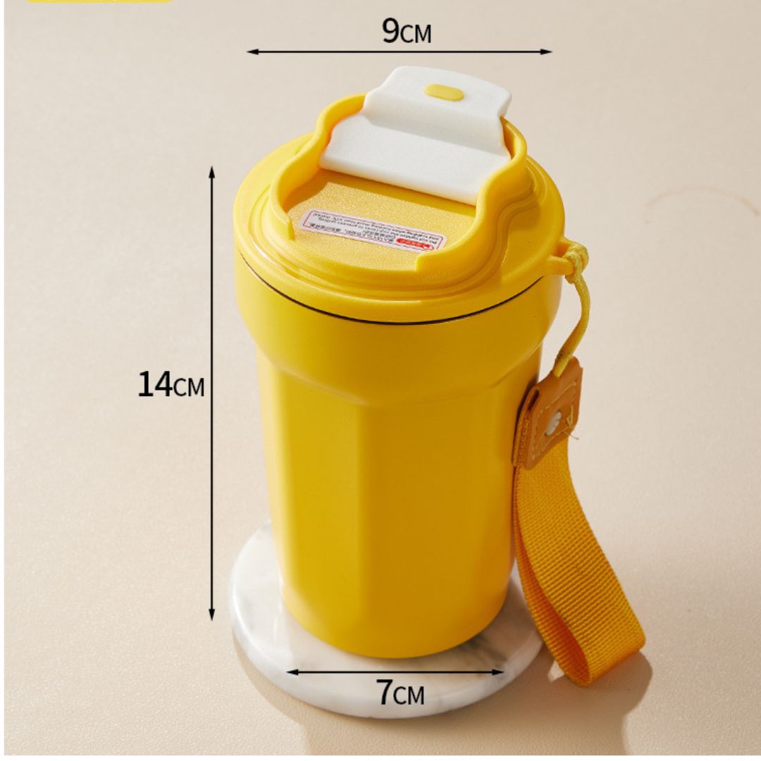 Sandsberg | Edelstahl  Kaffebecher mit LED Temperatur Anzeige 450 ML