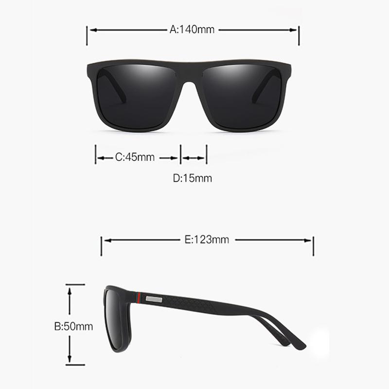 Schwarzer Rahmen Polarisierte Sonnenbrille