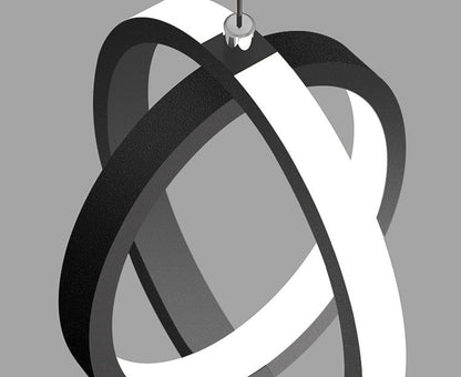 Sandsberg | LED Pendelleuchte mit dreifarbiger Dimmung, energiesparendem LED-Chip, sanftem Licht zum Augenschutz und umweltfreundlichen Materialien, für Schlafzimmer, Bar, Wohnzimmer, Esszimmer und mehr