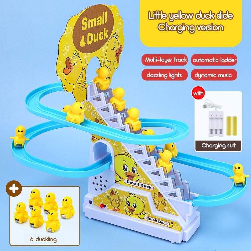 Sandsberg | Elektrische Entenrutschenbahn Mit Lichtern Und Musik