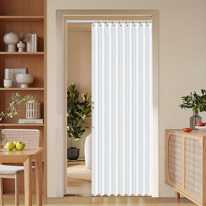 Sandsberg | Bunte magnetische Faltenvorhang – Einfache Dekoration, platzsparender Raumteiler für Zuhause und Geschäft – Lebhaftes künstlerisches Design, maschinenwaschbares Polyester
