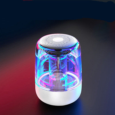 Sandsberg Lautsprecher Bluetooth Säule Drahtloser Bluetooth-Lautsprecher mit kraftvollem Bass und Radio sowie variabler Farb-LED-Beleuchtung.