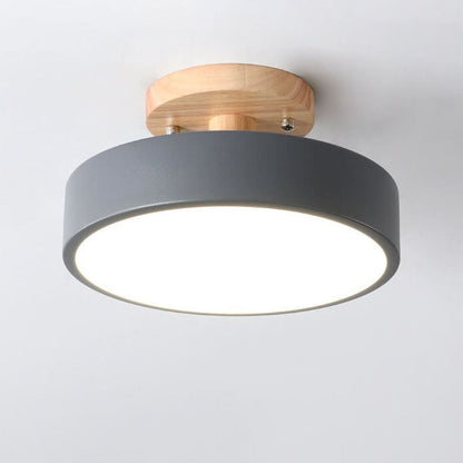 Sandsberg LED runde Deckenlampe | Nordic Design | Semi-Flush Montage | wirtschaftliche Innenbeleuchtung
