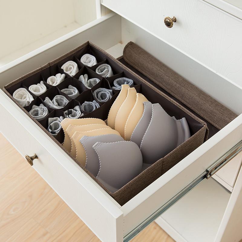 Lagerbox für Leinenunterwäsche