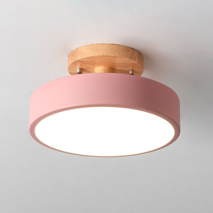 Sandsberg LED runde Deckenlampe | Nordic Design | Semi-Flush Montage | wirtschaftliche Innenbeleuchtung