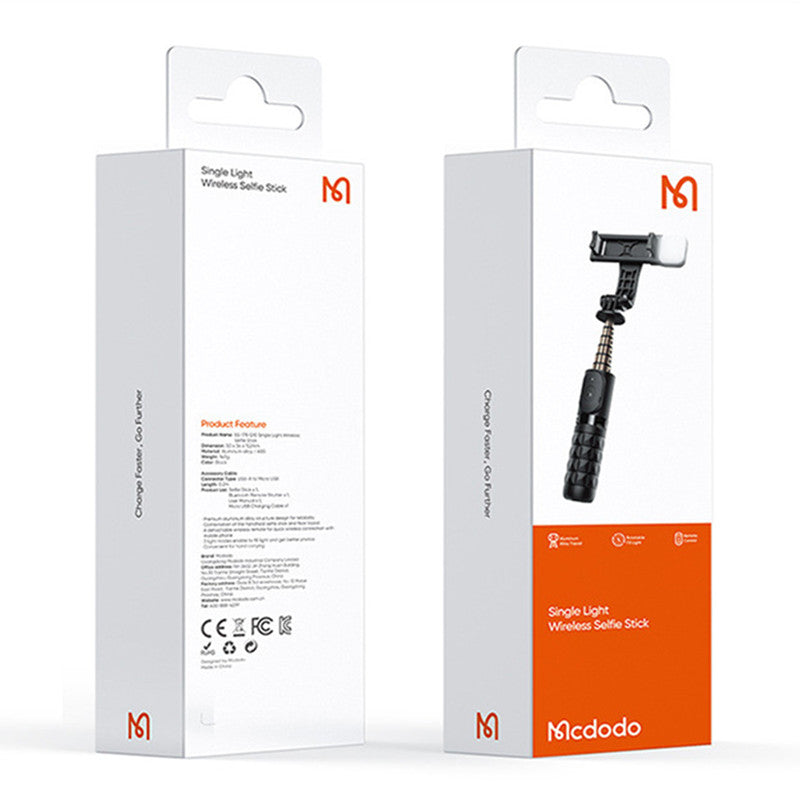 Sandsberg | Mini tragbares Fülllicht Bluetooth Selfie-Stick