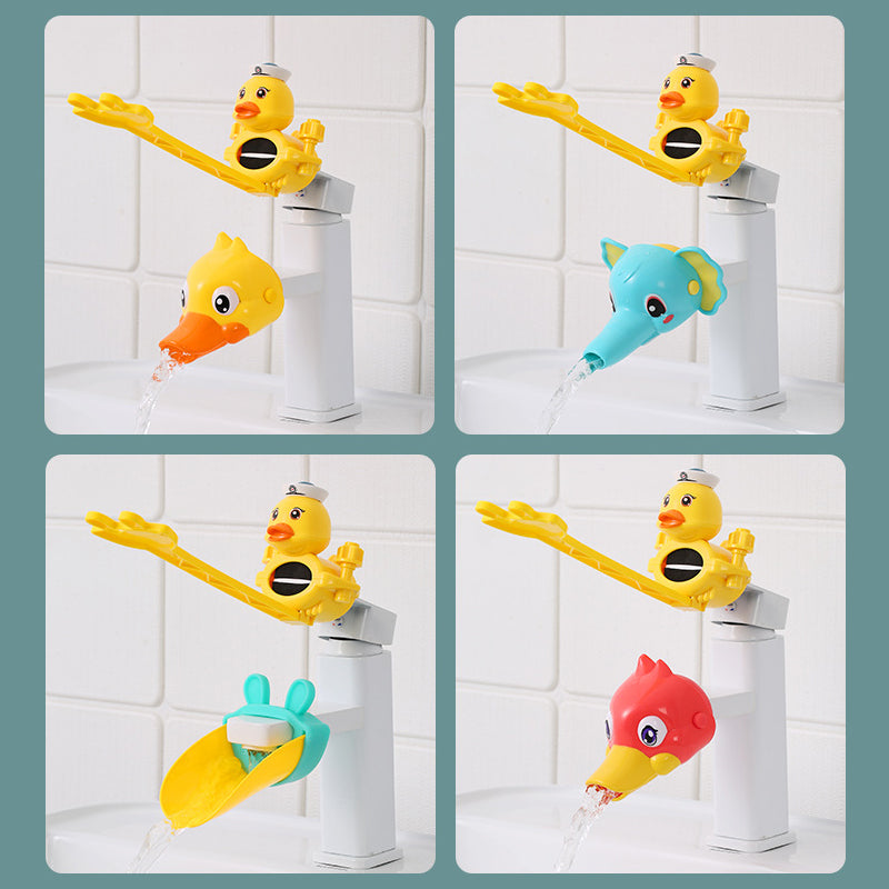 Niedliche kleine gelbe Enten-Wasserhahnverlängerung