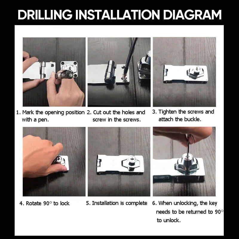 Sandsberg | Schlagfrei mit Schloss Schubladenriegel