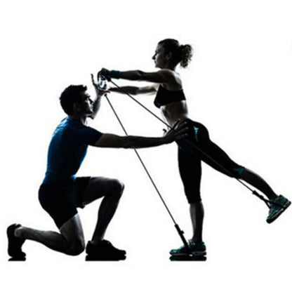 Sandsberg | 8-in-1 tragbares Pilates-Bar-Set mit Widerstandsband, Fußschlaufe, ideal für das Ganzkörper-Workout zu Hause, im Fitnessstudio, Gewichtheben