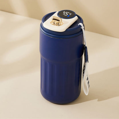 Sandsberg | Edelstahl  Kaffebecher mit LED Temperatur Anzeige 450 ML