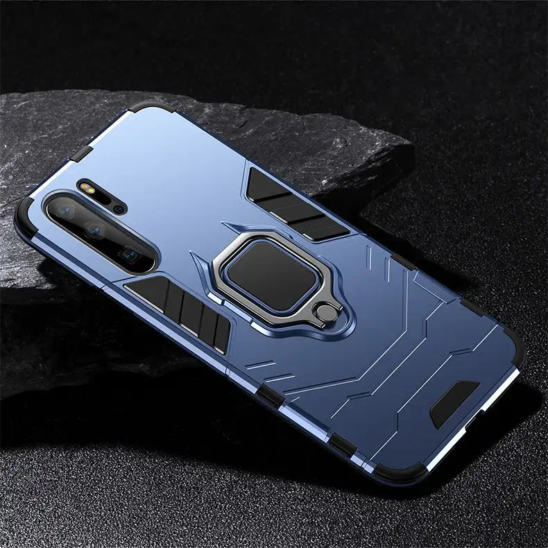 Schutzhülle für Huawei Panzer Design (Drehbarer Ringhalter)