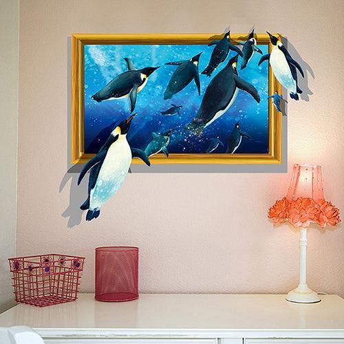 Sandsberg | Speelse 3D Dieren Wandstickers - Leuke en Verwijderbare Woondecoratie