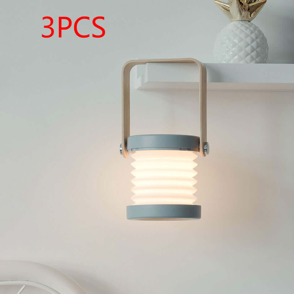Faltbare Touch-Dimmbar Lese-LED-Nachtlicht Tragbare Laterne Lampe USB Wiederaufladbar Für Wohnkultur
