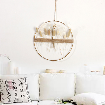 Sandsberg | Fleur de Vie Künstlicher Blumenkranz – Realistischer Blumenkranz für die Eingangstür & Wohnkultur