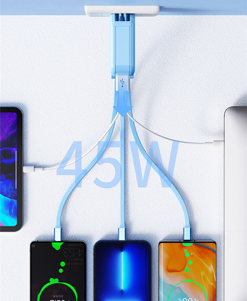 Sandsberg | Multifunktionales teleskopisches All-in-One Reise-Ladegerät (US-Standard)