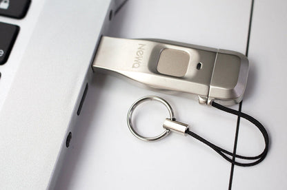 Sandsberg | USB3.0 Fingerabdruckverschlüsselung USB-Flash-Disk mit APP-Management-System, für Geschäfts-/persönliche Datensicherheit