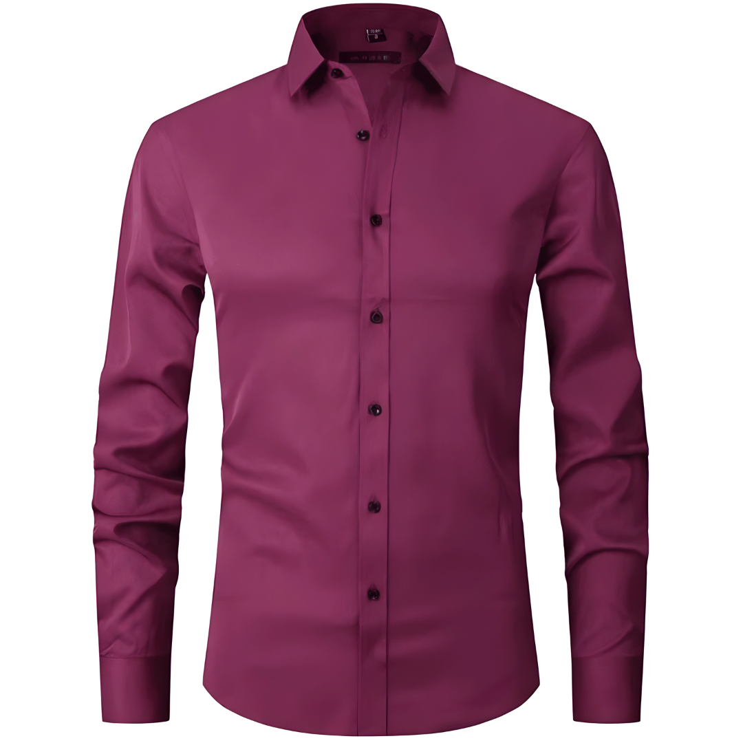 Sandsberg I Atmungsaktives, hoch elastisches Anti-Falten-Hemd