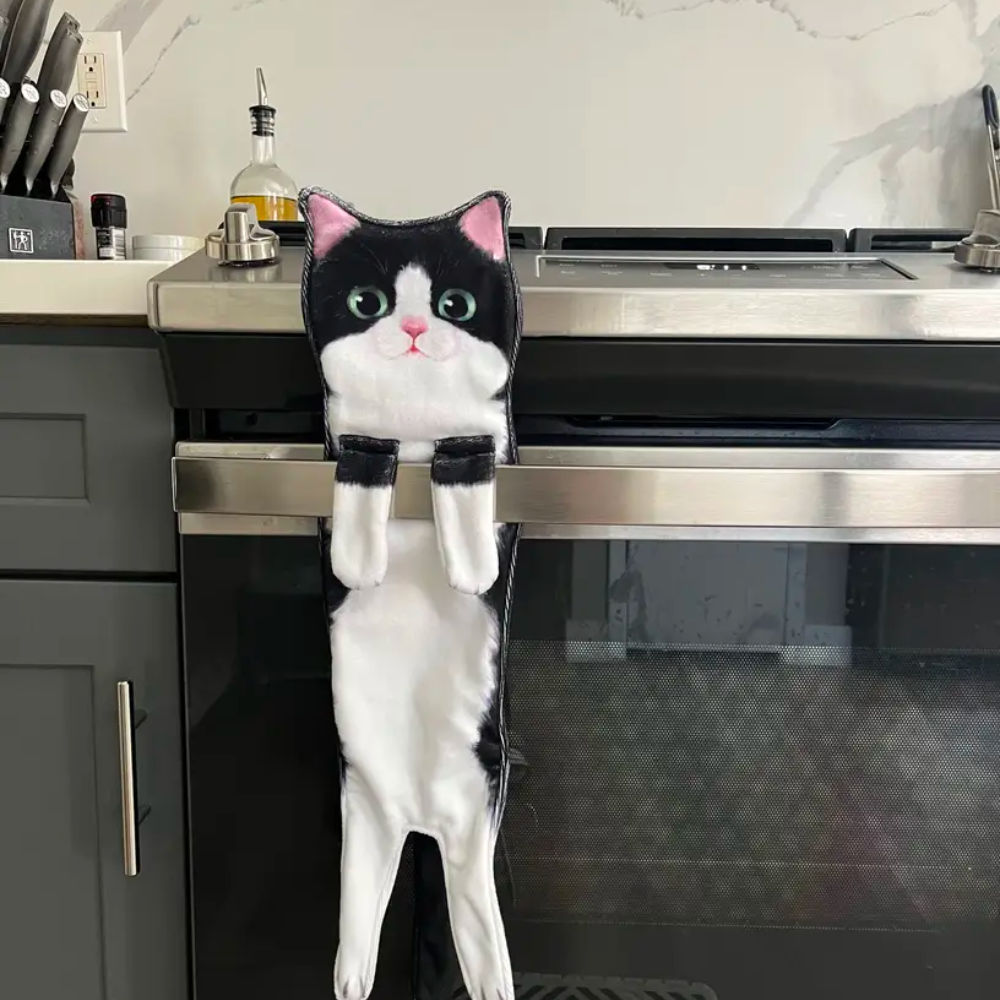 Katze Handtücher