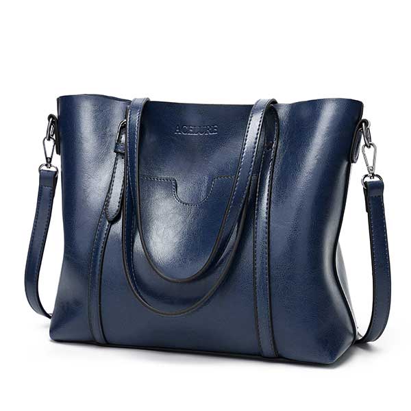Damen Leder Luxus Schultertasche