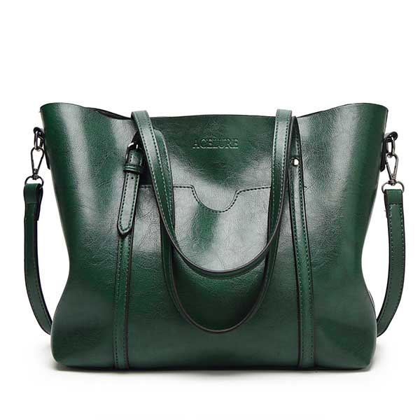 Damen Leder Luxus Schultertasche