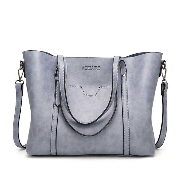 Damen Leder Luxus Schultertasche
