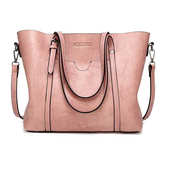Damen Leder Luxus Schultertasche