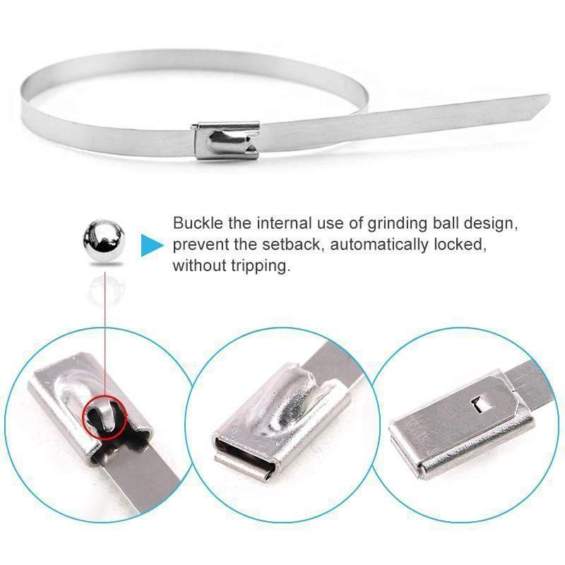 Sandsberg | Multifunctional Locking Cable Metal Zip Ties