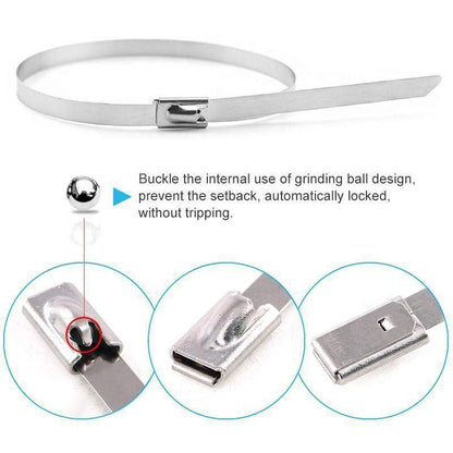 Sandsberg | Multifunctional Locking Cable Metal Zip Ties