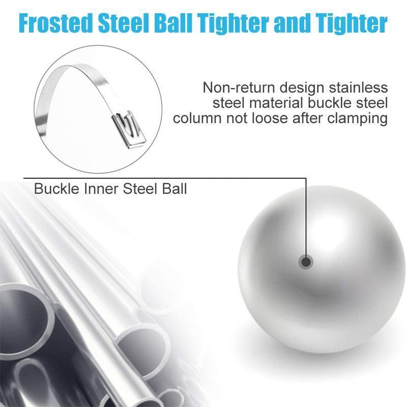 Sandsberg | Multifunctional Locking Cable Metal Zip Ties