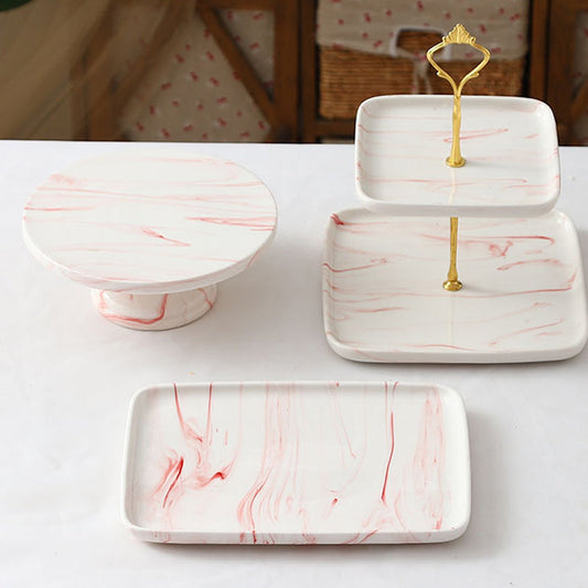 Dessert Tisch Dekoration Set Tee Tablett Kuchen Display Rack