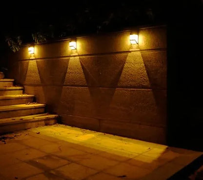 Sandsberg | Solar Wandleuchte mit LED – Moderne Außenbeleuchtung für Garten & Terrasse, Wandlampen