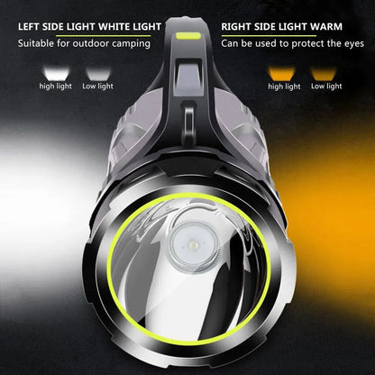 Sandsberg | LED Doppelseiten Taschenlampe – Wasserdichte Arbeitslampe für Outdoor und Notfälle