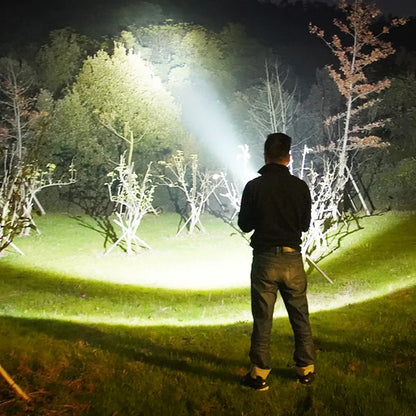 Sandsberg | LED Doppelseiten Taschenlampe – Wasserdichte Arbeitslampe für Outdoor und Notfälle