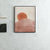 Sandsberg | Scandinavische Landschappen Wanddecoratie Afdruk Bruin Textured Wikkeldoek voor Slaapkamer