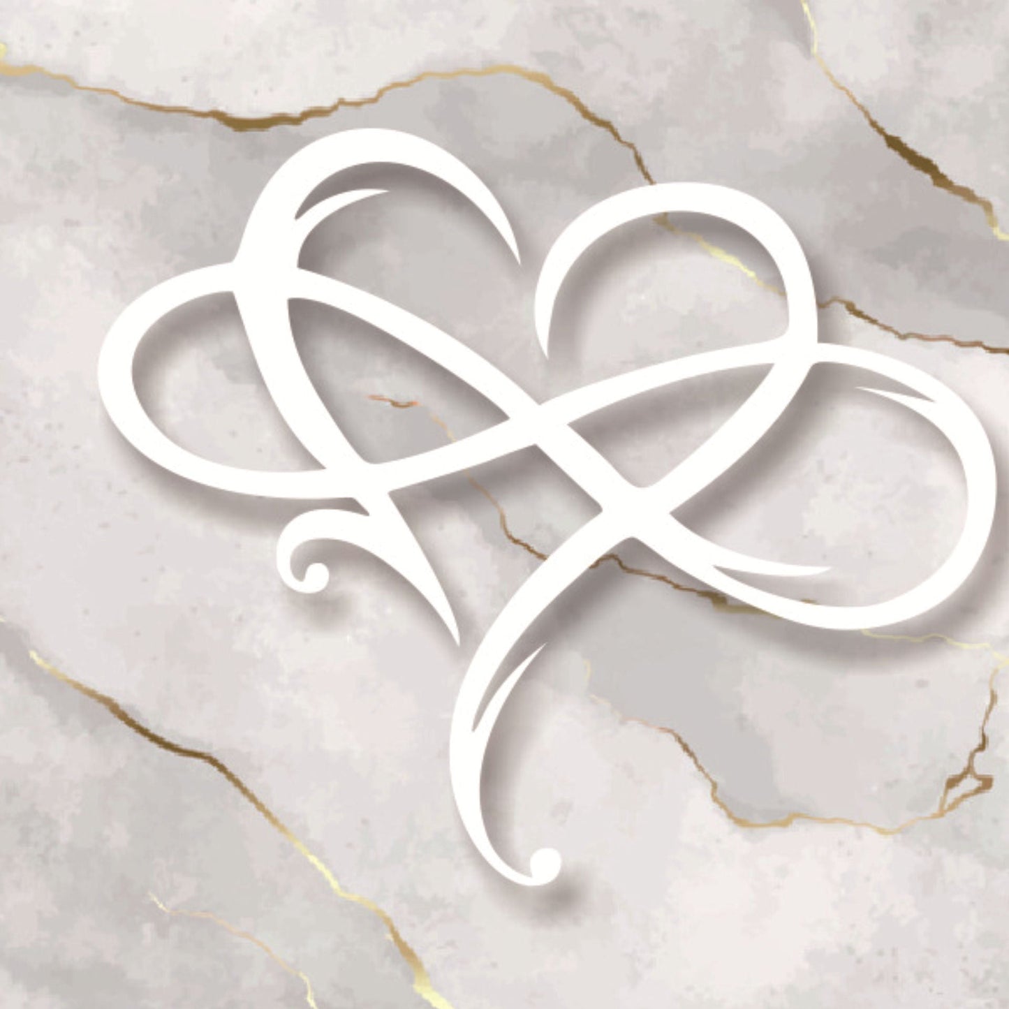 Unendlichkeitsherz Wanddeko | Symbol der ewigen Liebe