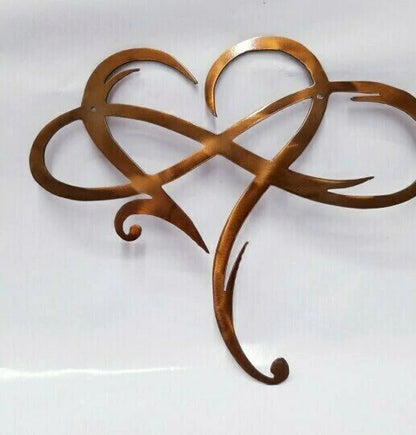 Endless Heart - Stahl Wanddekoration Metall Wandkunst
