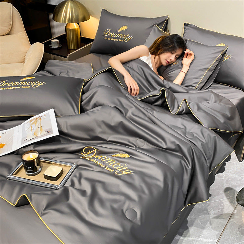 Einfacher Eis-Seiden-Quilt