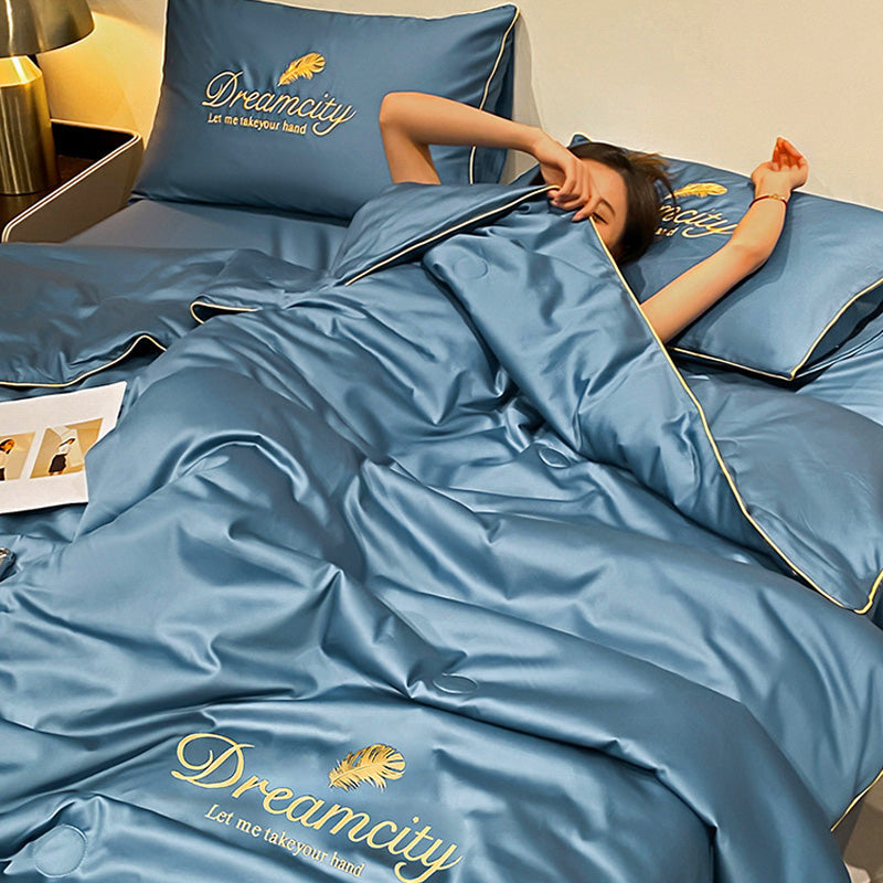 Einfacher Eis-Seiden-Quilt