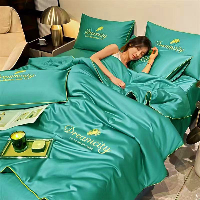 Einfacher Eis-Seiden-Quilt