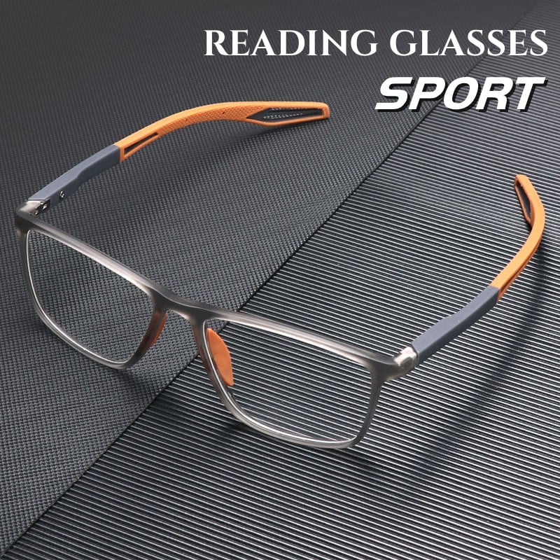 Sandsberg | multifocale Lesebrille für Männer und Frauen – hochwertiges Polycarbonat – für nah und fern – Wanduhr