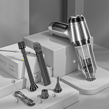 Superkrachtige draadloze stofzuiger voor in de auto