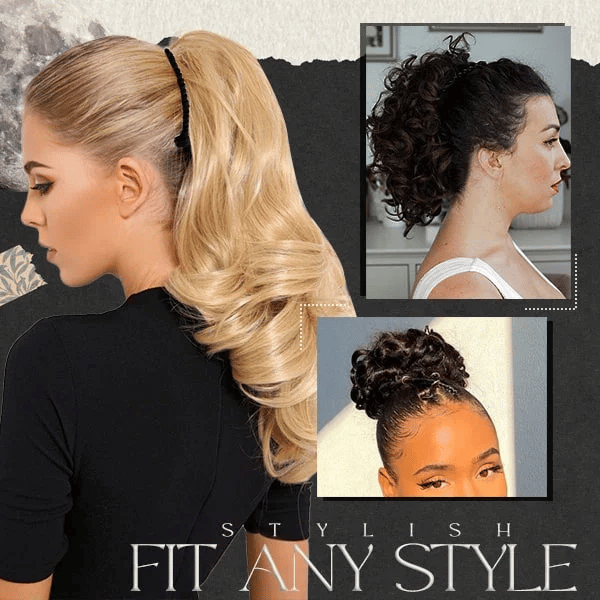 Vintage dehnbare Bananen-Haarspange