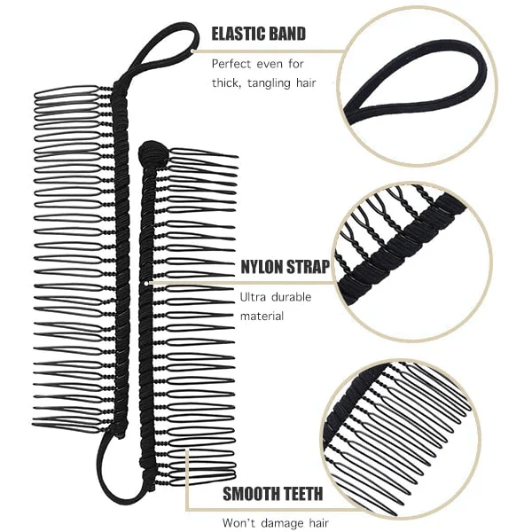 Vintage dehnbare Bananen-Haarspange