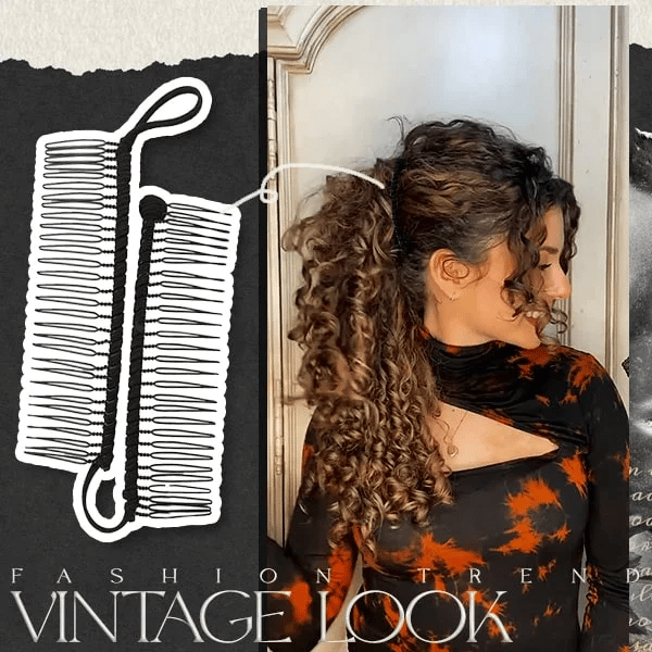 Vintage dehnbare Bananen-Haarspange