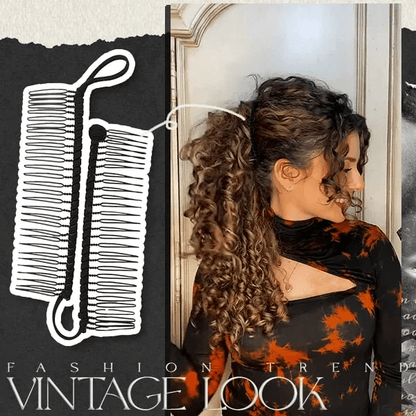 Vintage dehnbare Bananen-Haarspange