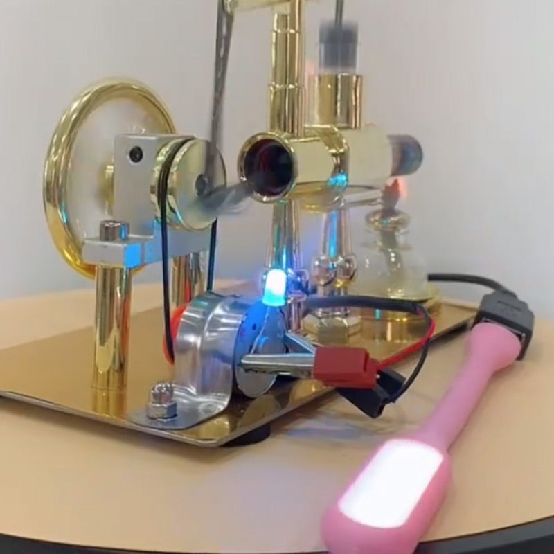 Modellbausatz für Luft-Stirlingmotor-Stromgenerator